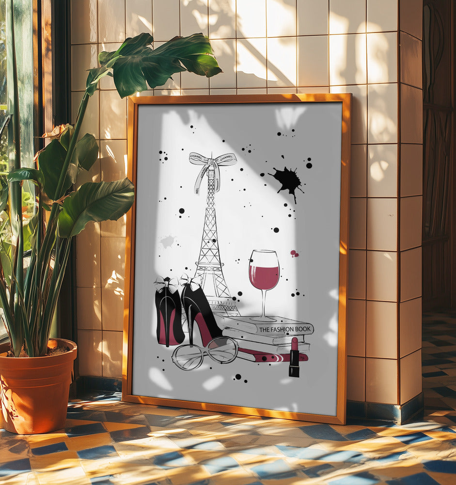 Schicke Pariser Nacht | Poster