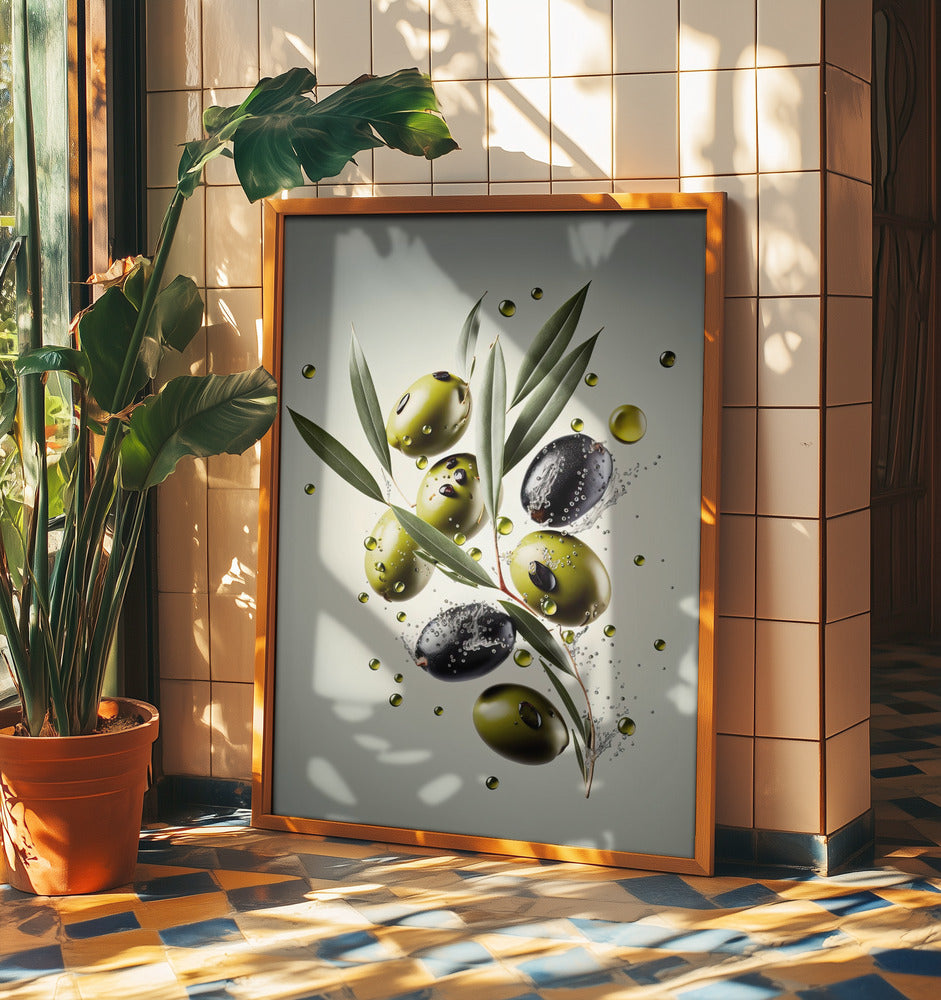 Tuoreet oliivit | Julisteet - Taidevedokset