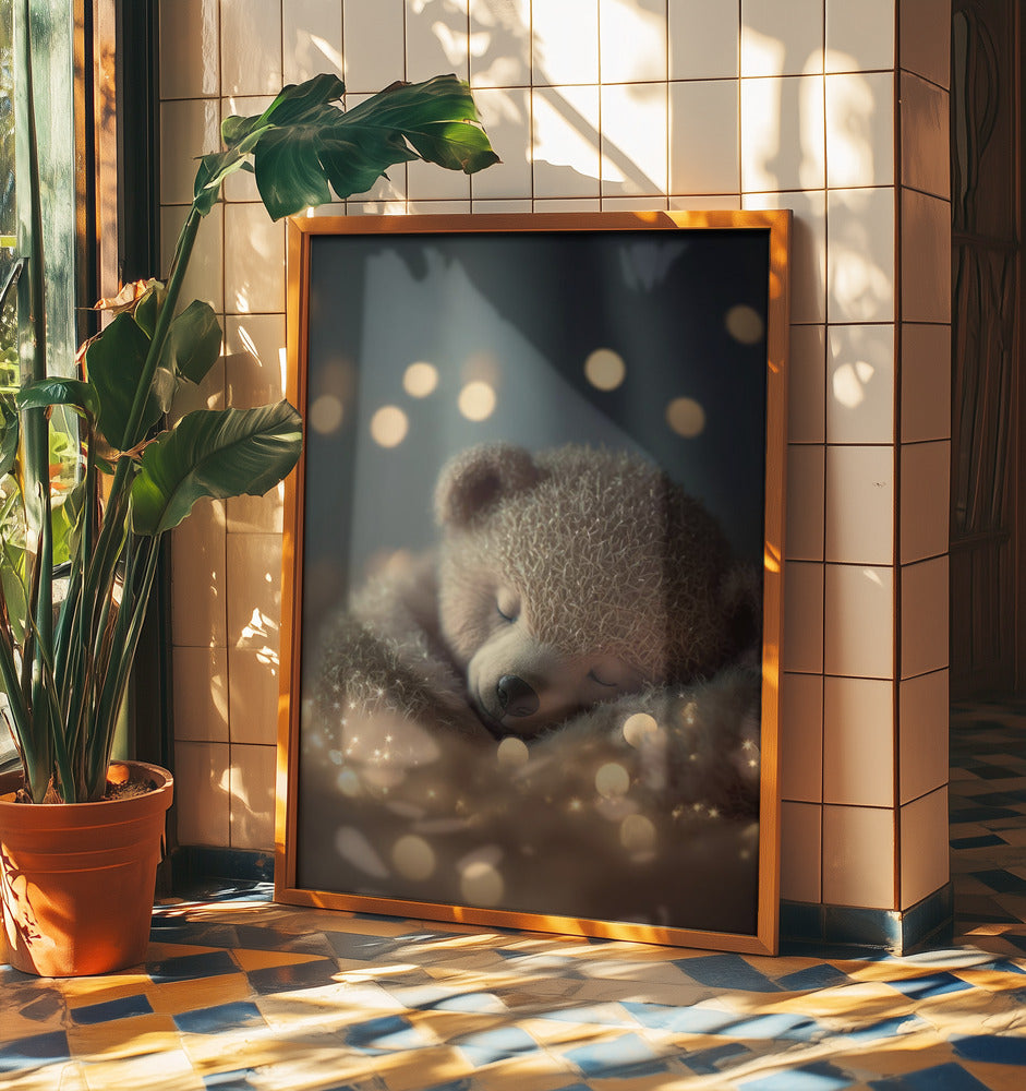 Verträumter Bär Snooze | Poster