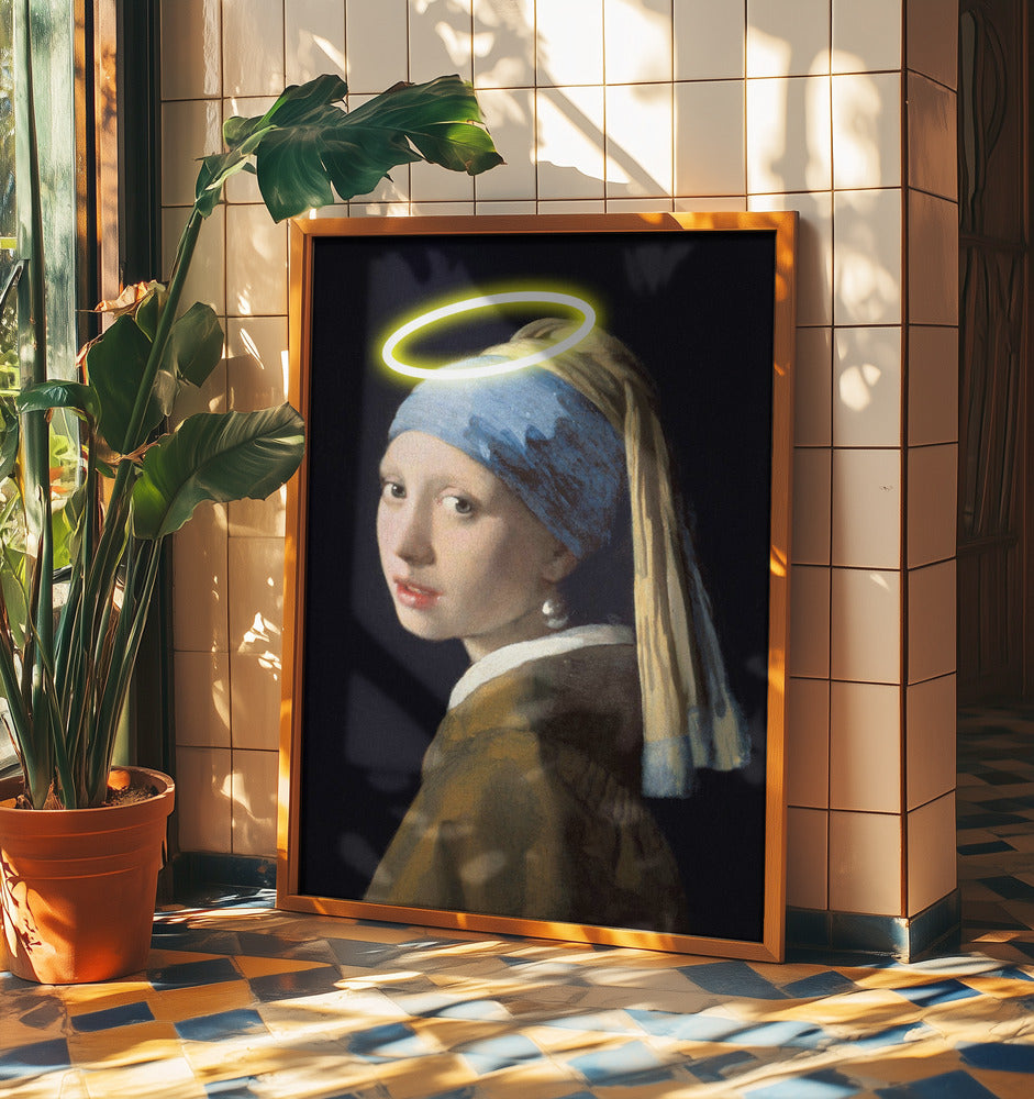 Chica con halo | Posters  - Impresiones de Arte