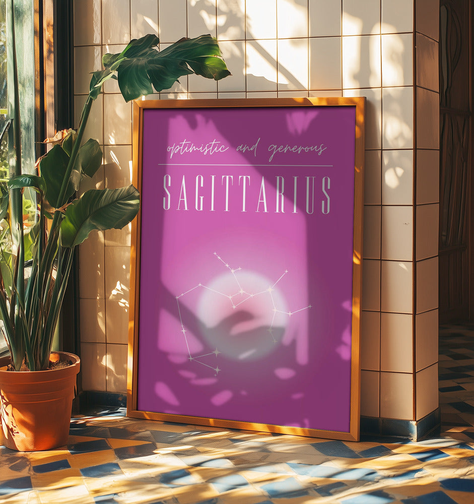 Schütze Sternzeichen Druckkunst | Poster