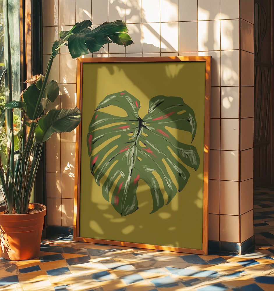Monstera Leaf Green | Poster