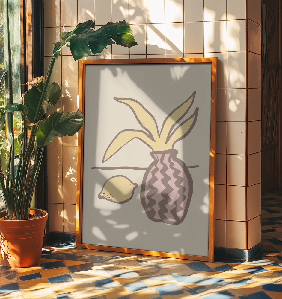 Zitrone | Poster - Kunstdruck