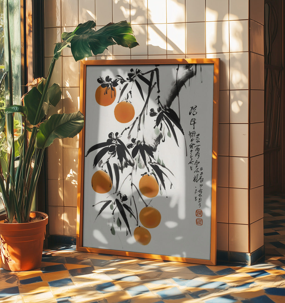 Japanilaiset appelsiinit | Julisteet - Taidevedokset