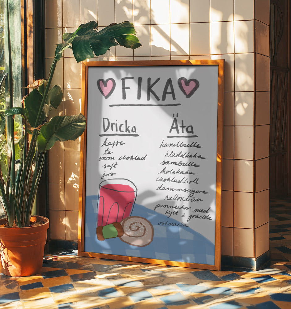 Schwedische Fika-Leckereien | Poster