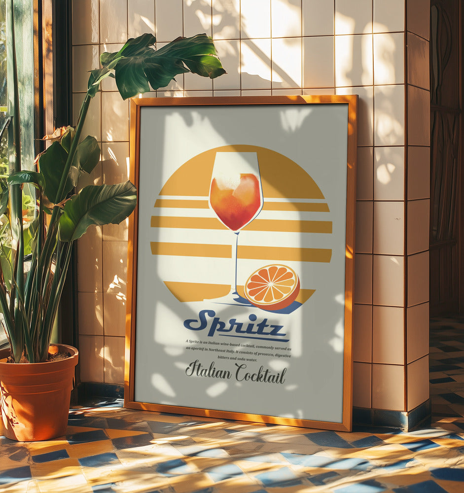 Spritz Sommerdruck | Poster - Kunstdruck