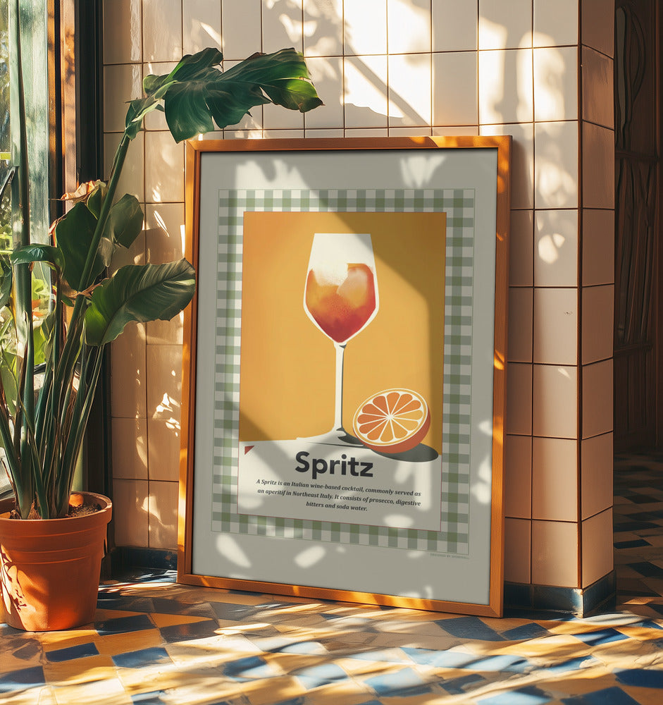Spritz retro print | Poster