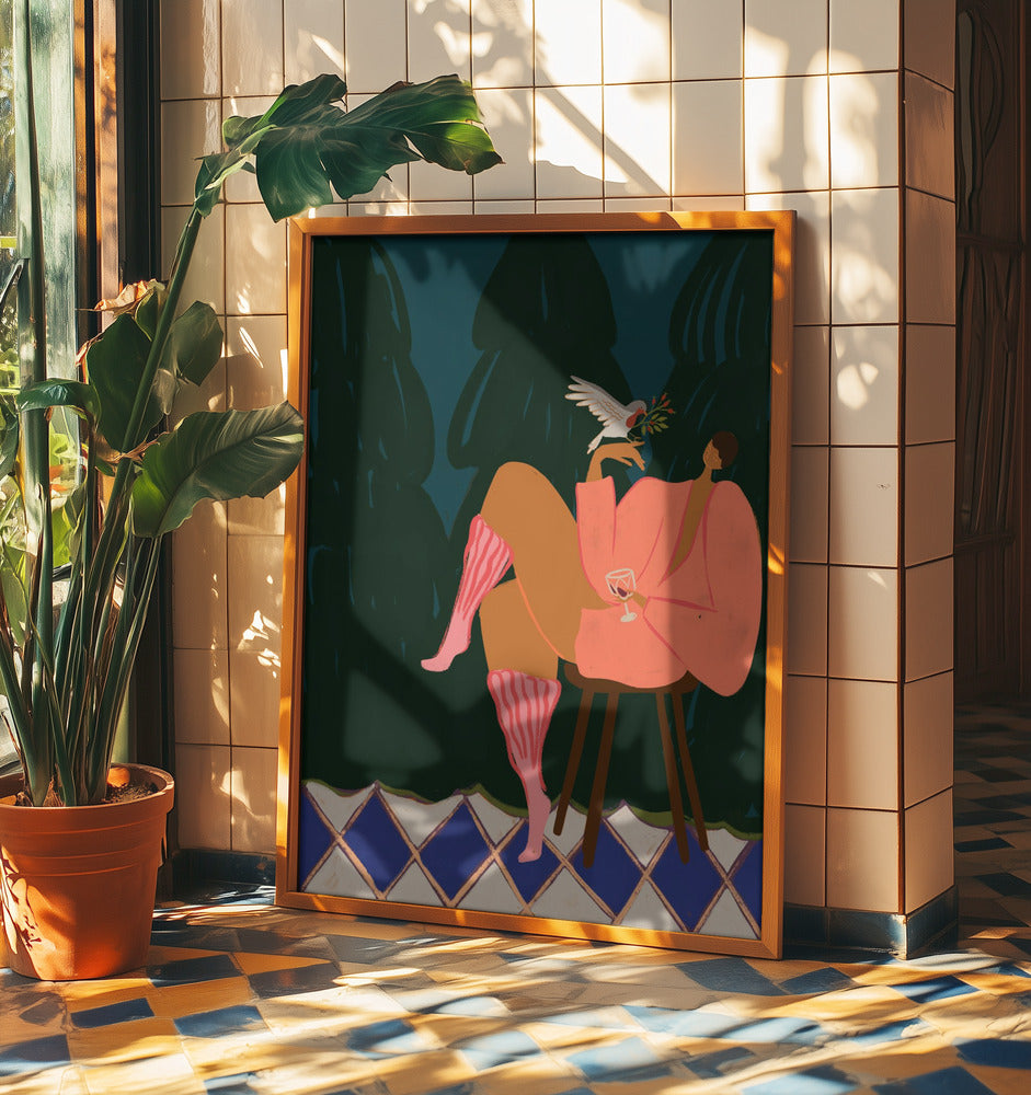 Ein kleines Vögelchen hat es mir erzählt | Poster