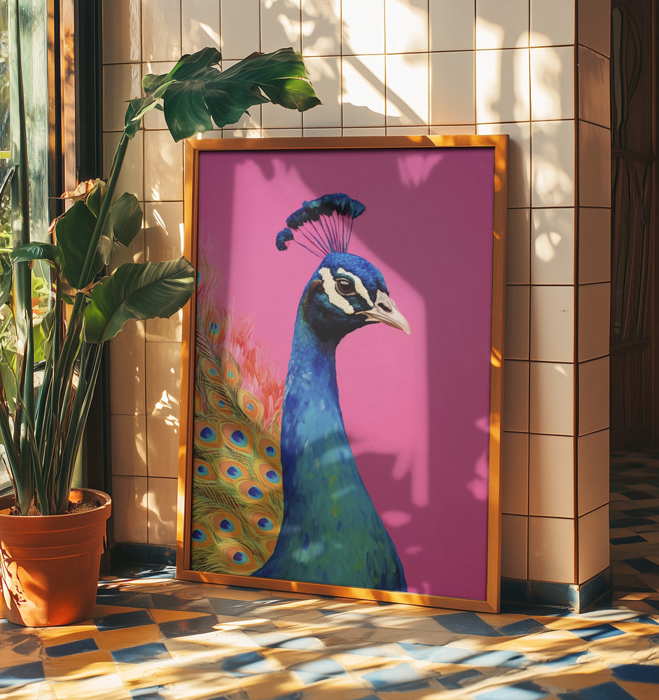 Wunderschöner Pfau | Poster