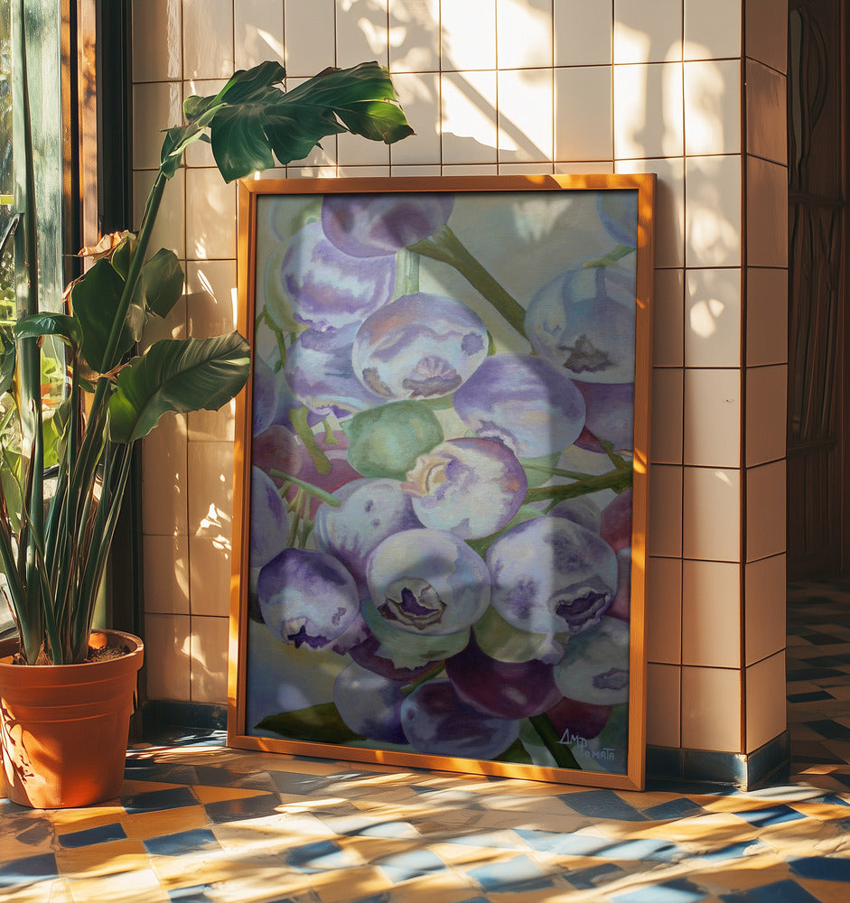 Blaubeeren | Poster - Kunstdruck