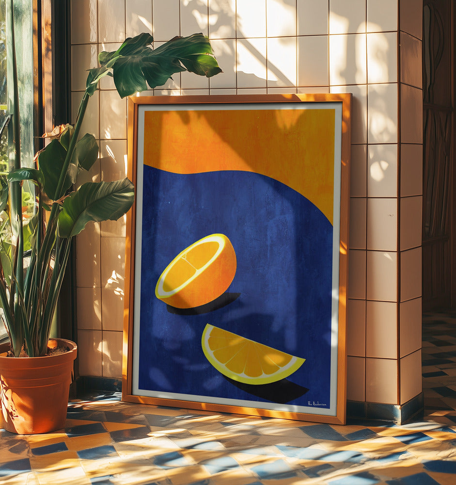 Petit Déjeuner, Deux Oranges | Poster