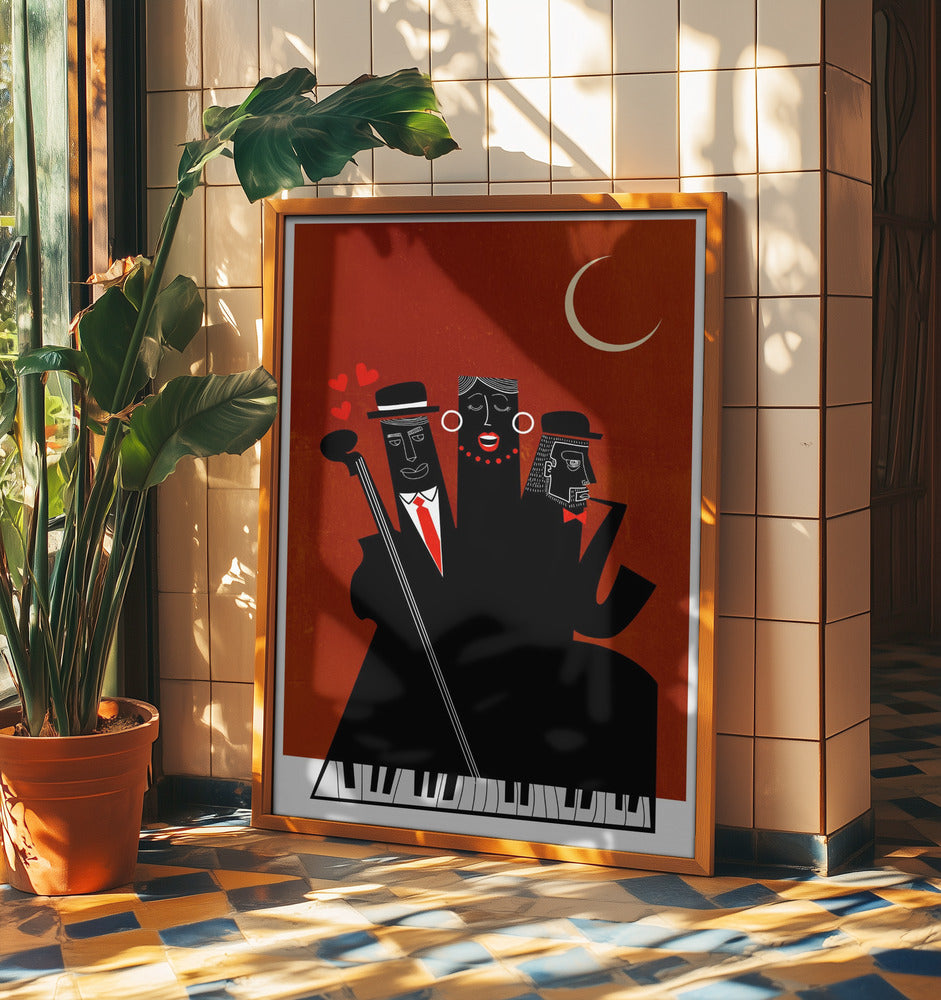 Singen um den Weihnachtsbaum | Poster