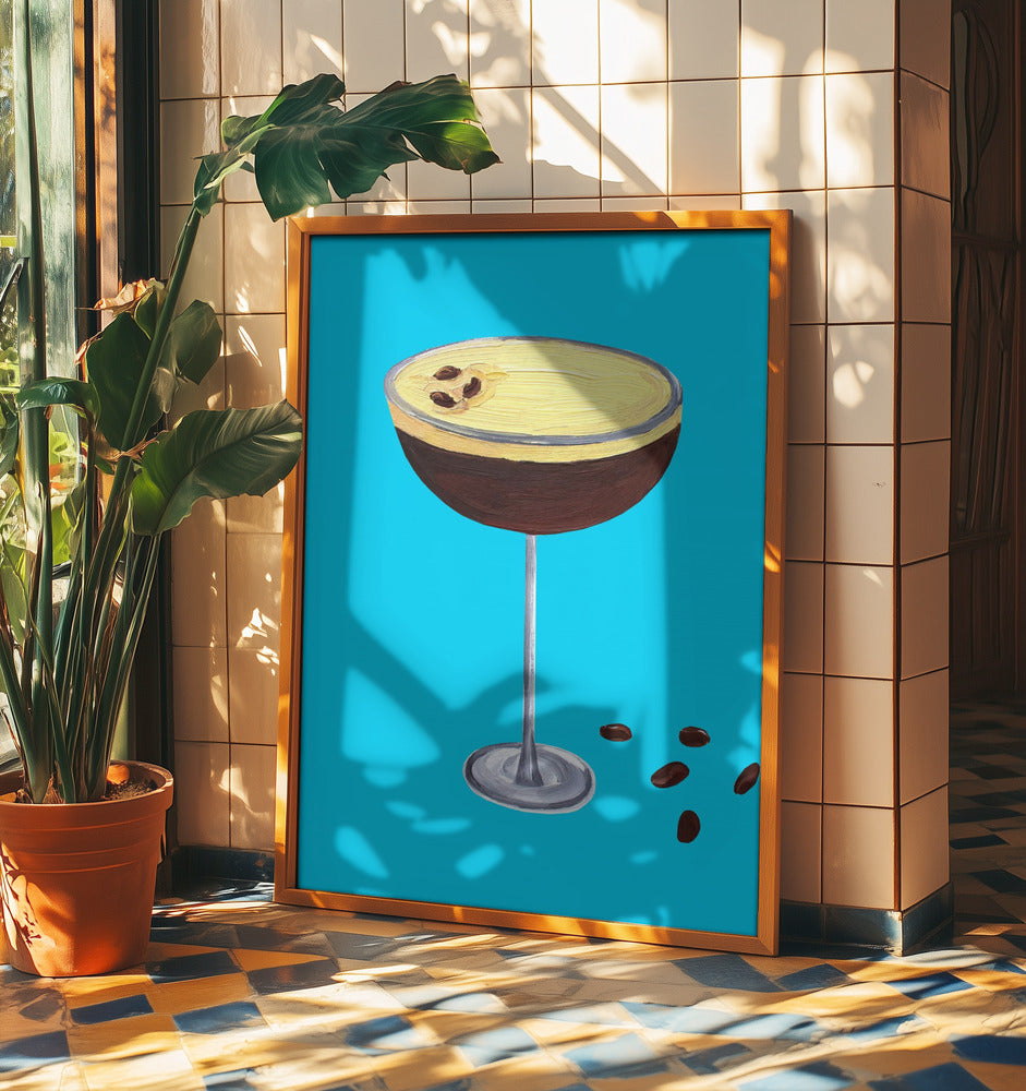 Espresso Martini Sky Blue | Poster