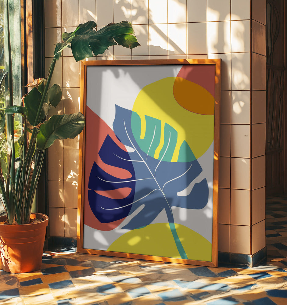 Vibrant Leaf Dance | Poster