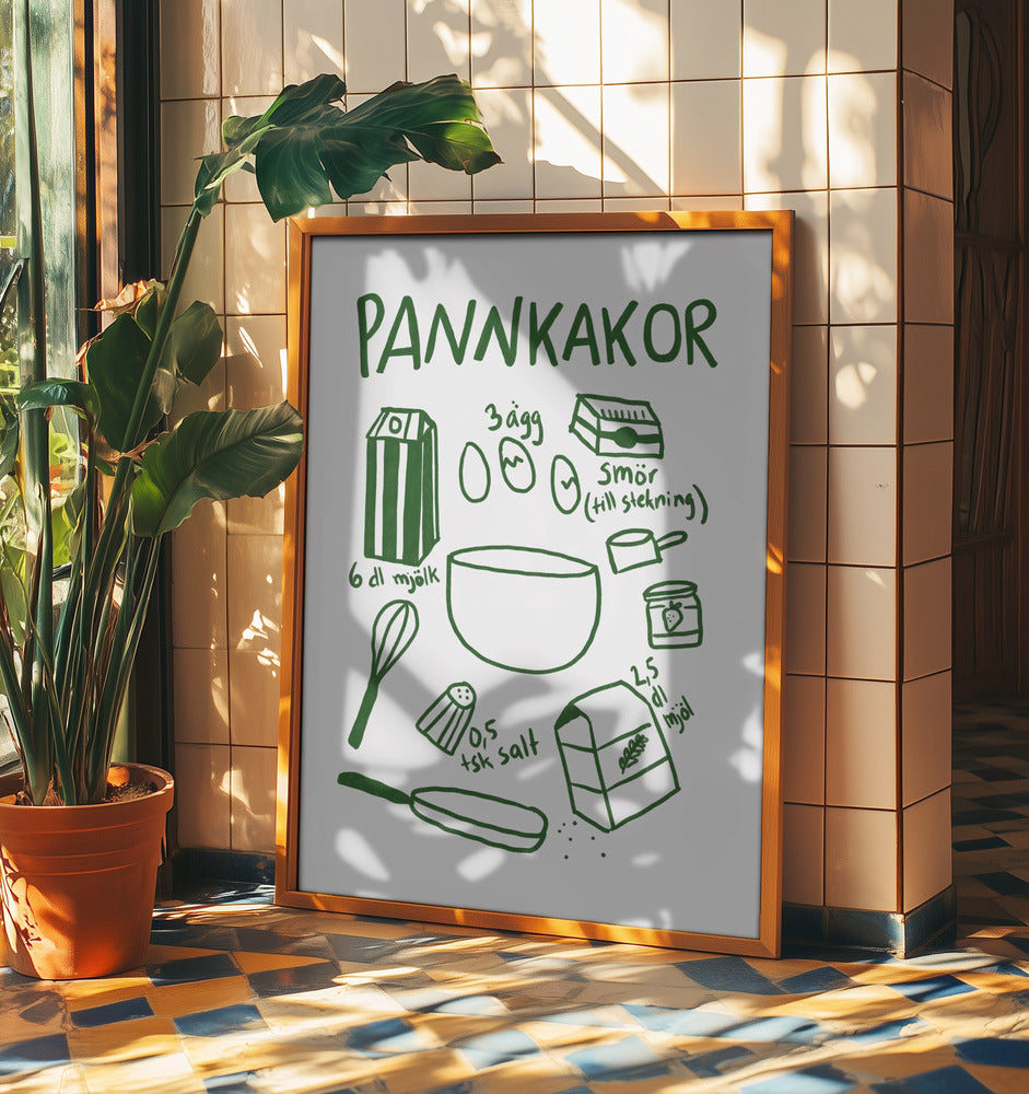 Pfannkuchenzutaten | Poster