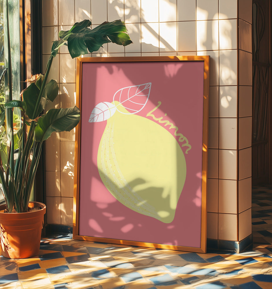 Gelber Zitruszauber | Poster