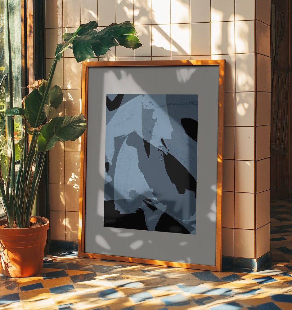 Abstract Brush Strokes 60Y | Poster