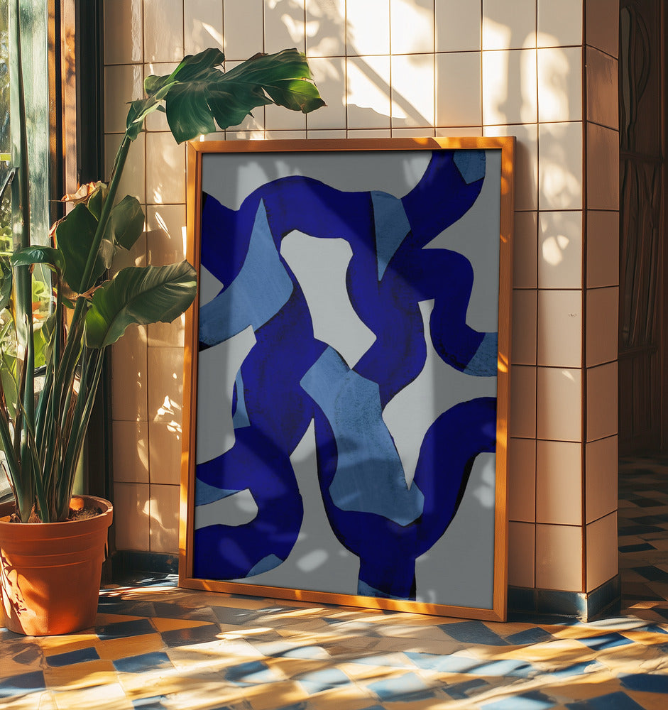 Abstrakte Pinselstriche 65X | Poster