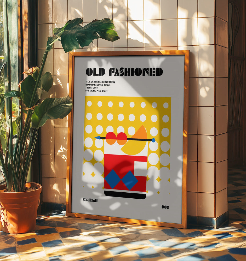 Altmodischer Bauhaus-Cocktail | Poster