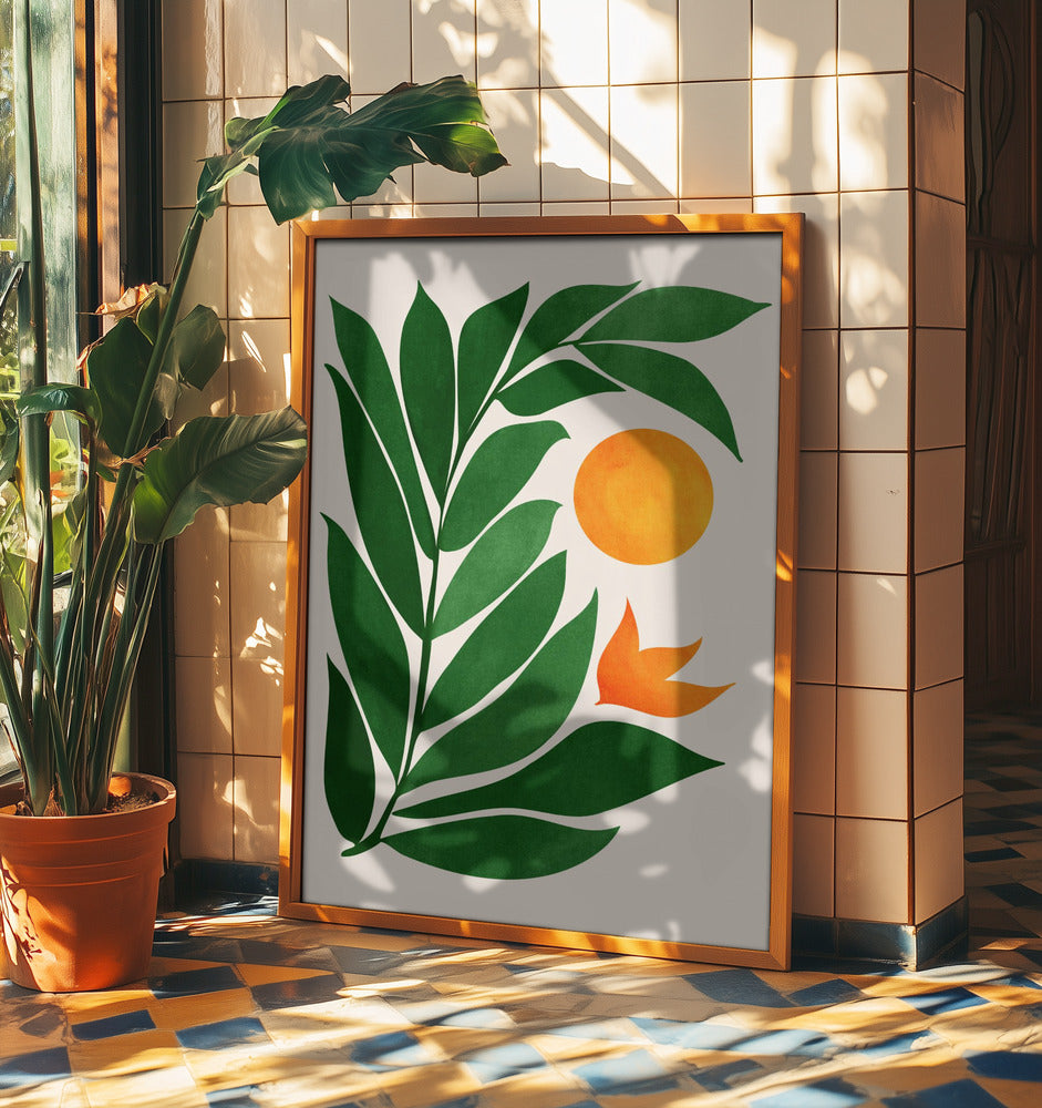 Tropical Forest Sunset | Poster