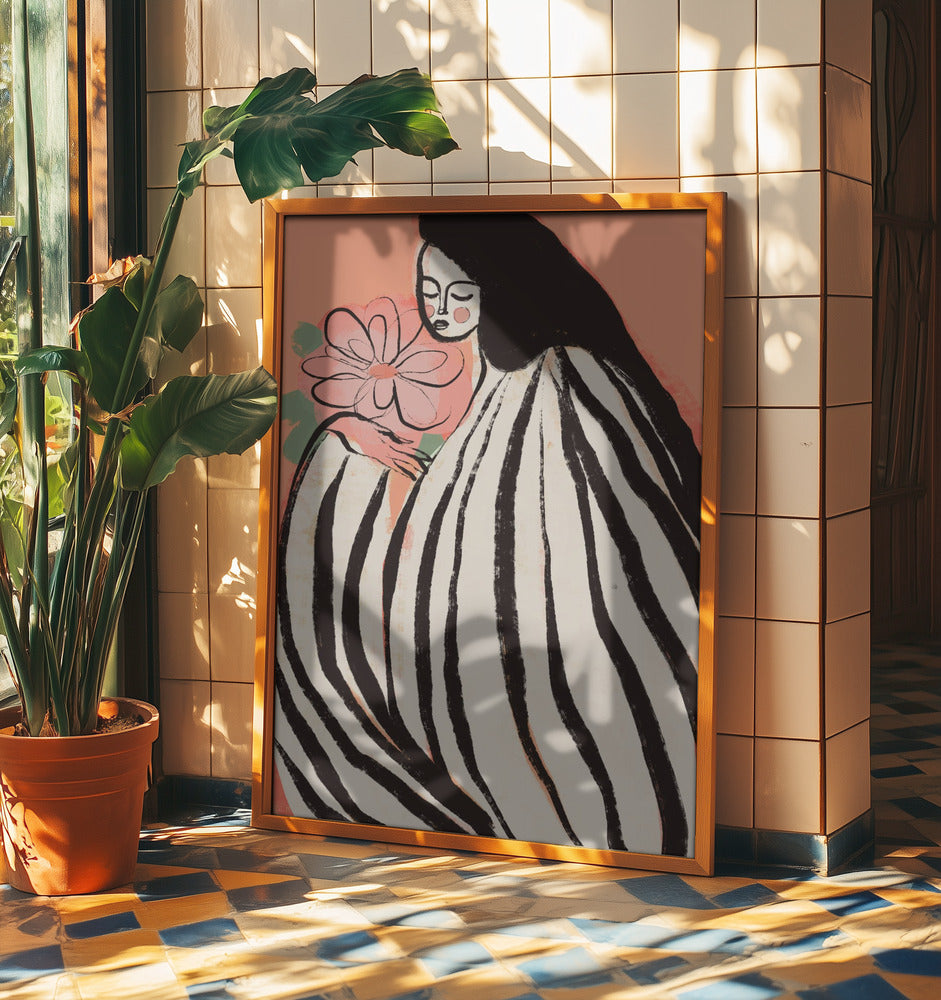 Ein stiller Moment (Pfirsich) | Poster