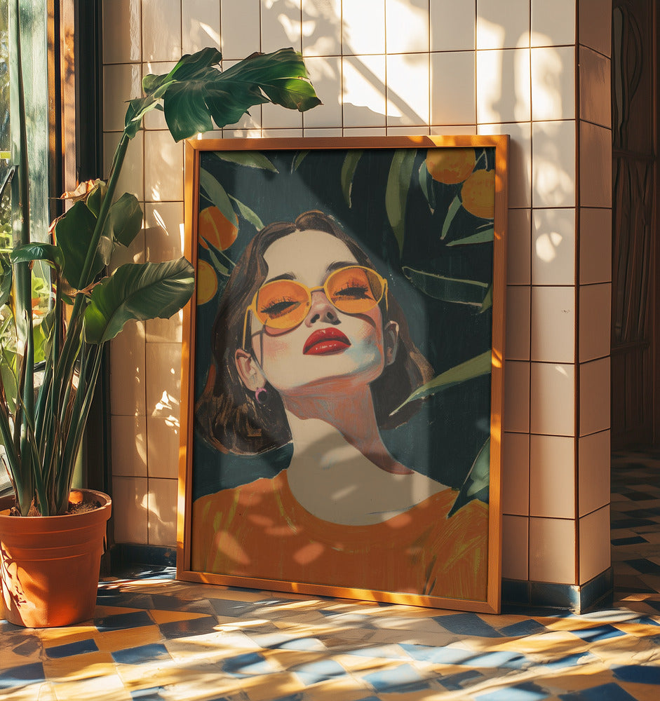 Unter dem Orangenbaum | Poster