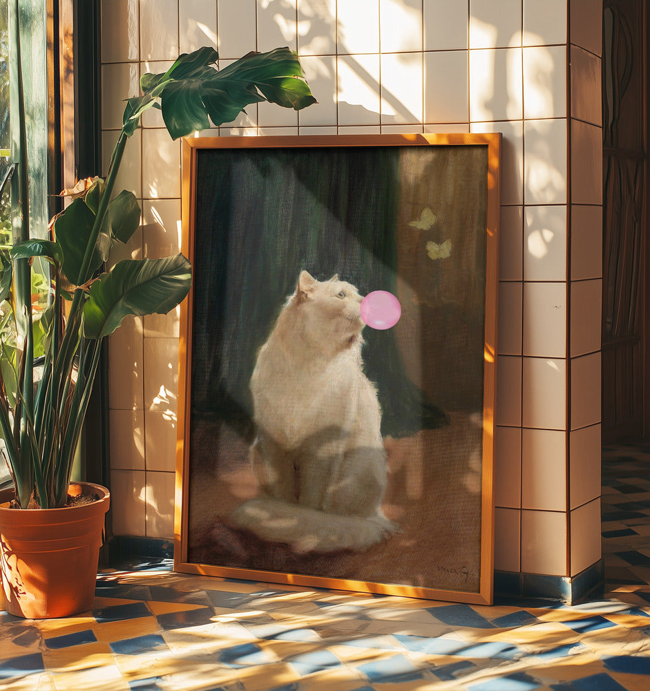 Kaugummi und Katze | Poster