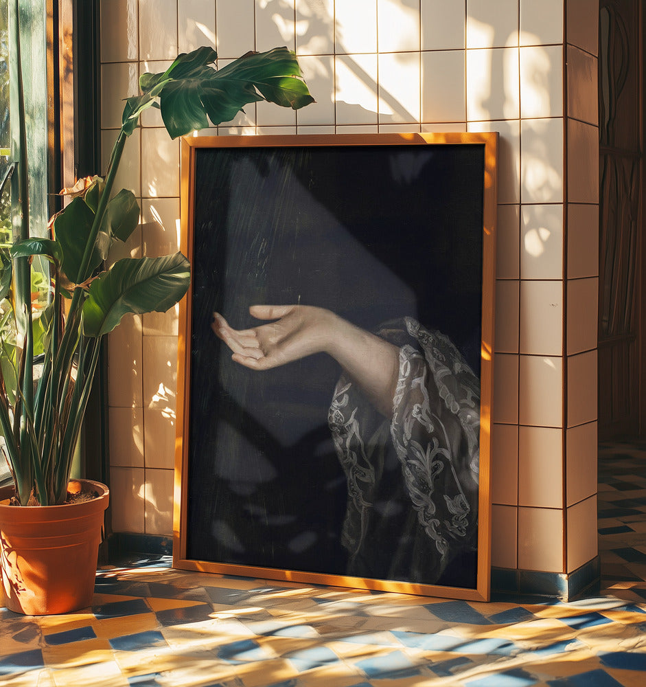 Detail einer Frau / Ölgemälde | Poster