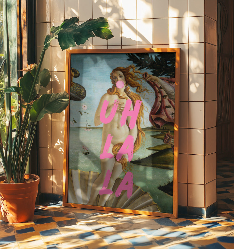 Die Geburt der Venus von Sandro Botticelli / Uh La La | Poster