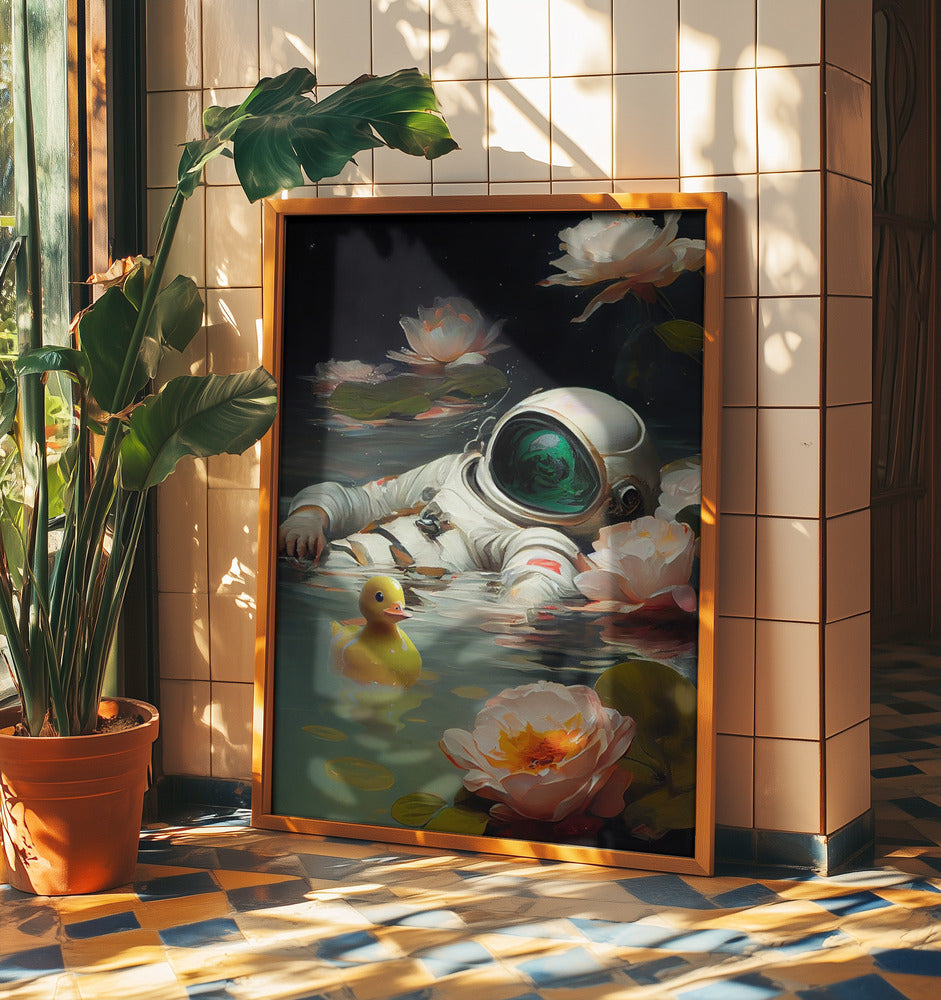 Meine Weltraum-Siesta | Poster - Kunstdruck