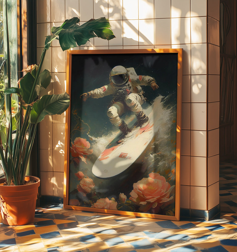 Meine Weltraumwelle | Poster - Kunstdruck