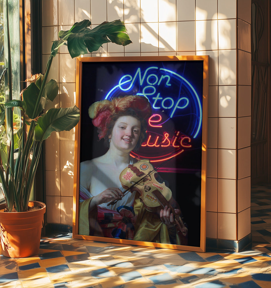 Non-Stop-Musik | Poster - Kunstdruck