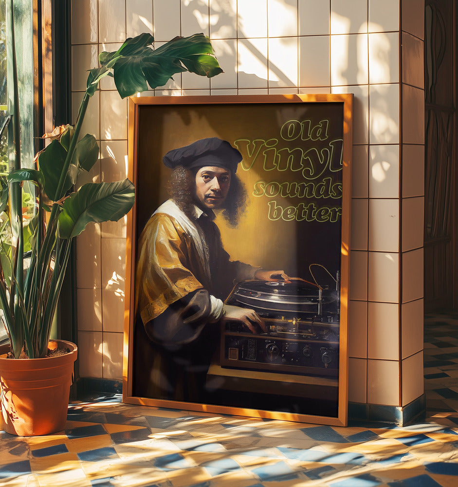 Altes Vinyl klingt besser | Poster