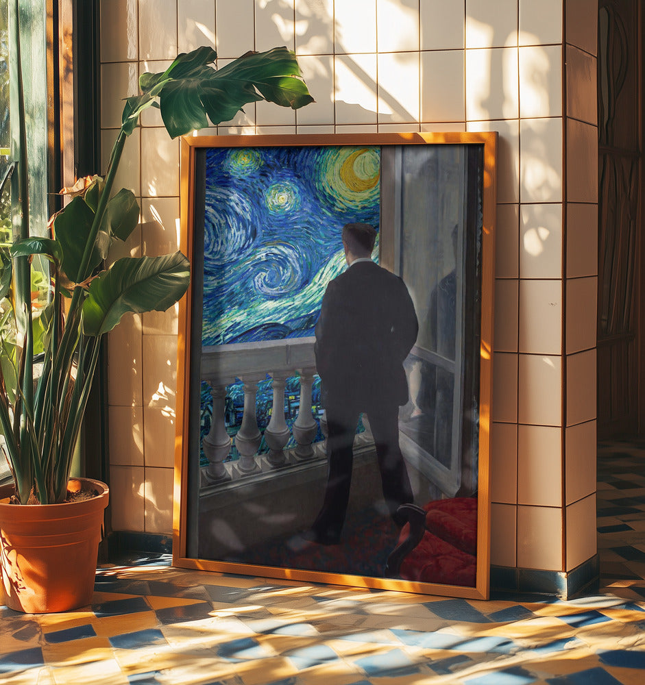 Sternennachtansicht | Poster