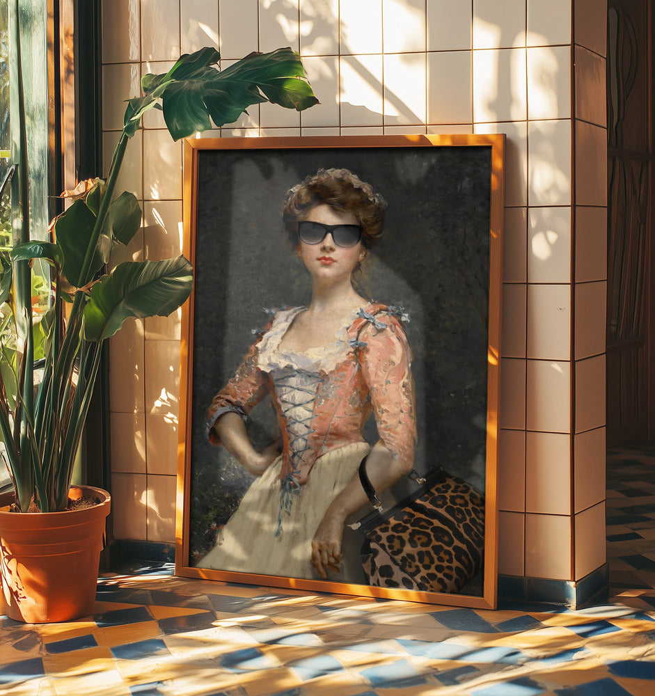 Vintage Chic Girl | Poster