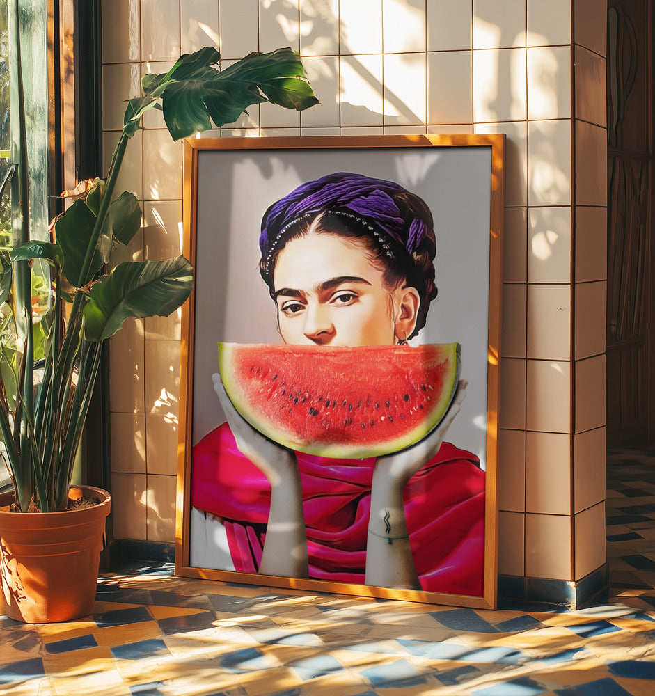 Watermelon Frida | Poster