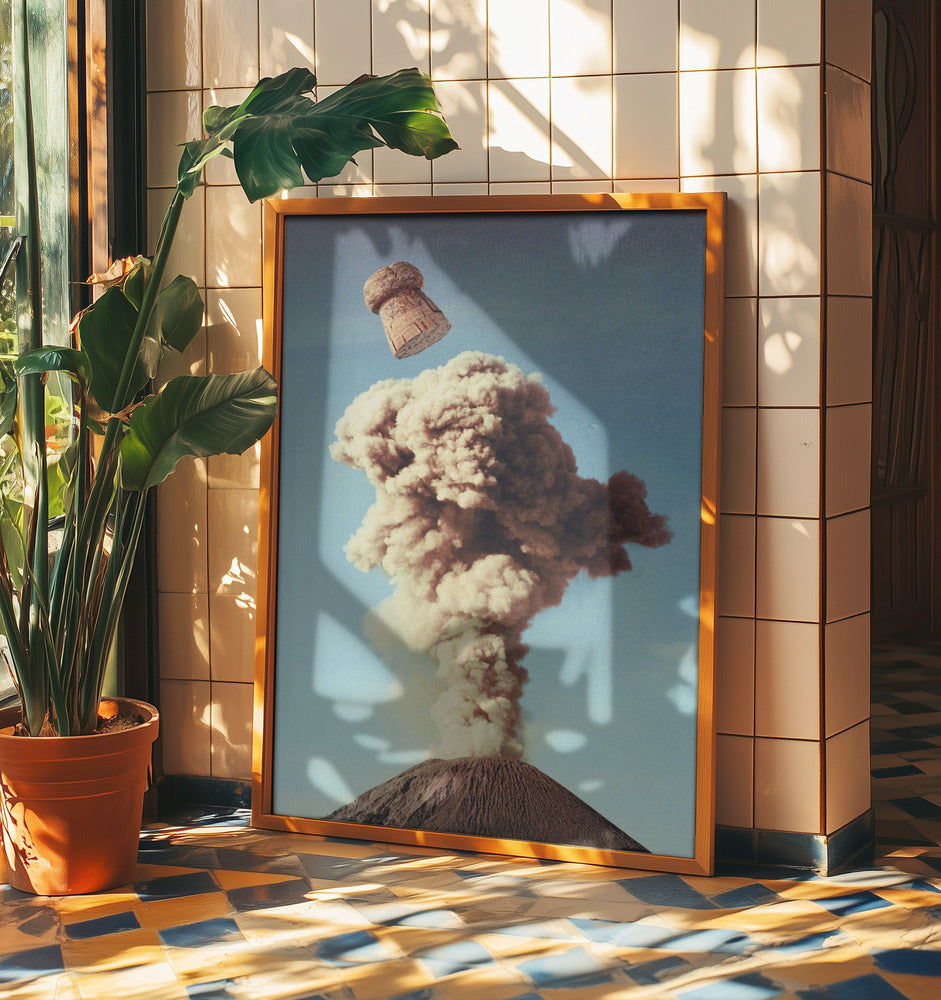 Volcanic Pop - Impreza szampańska | Plakaty - Wydruki Artystyczne