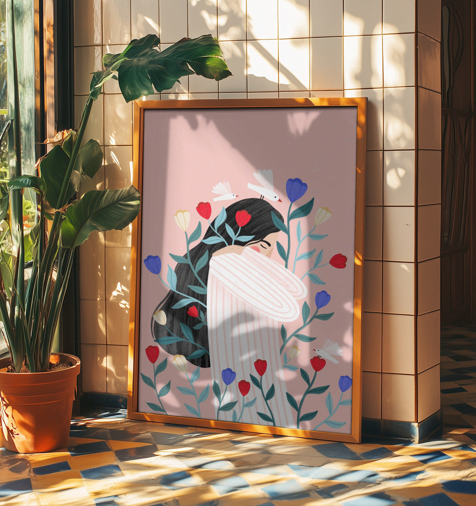 Blüten und Gelassenheit | Poster