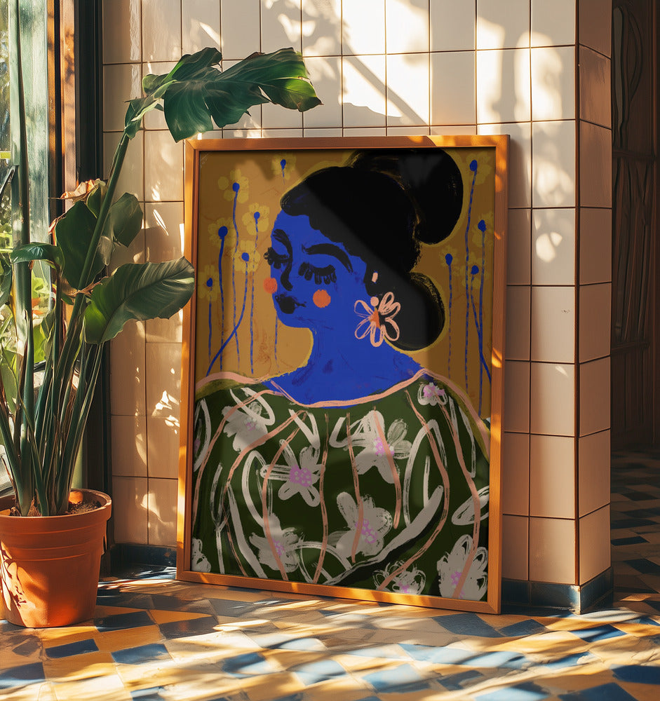 Die blaue Frau | Poster