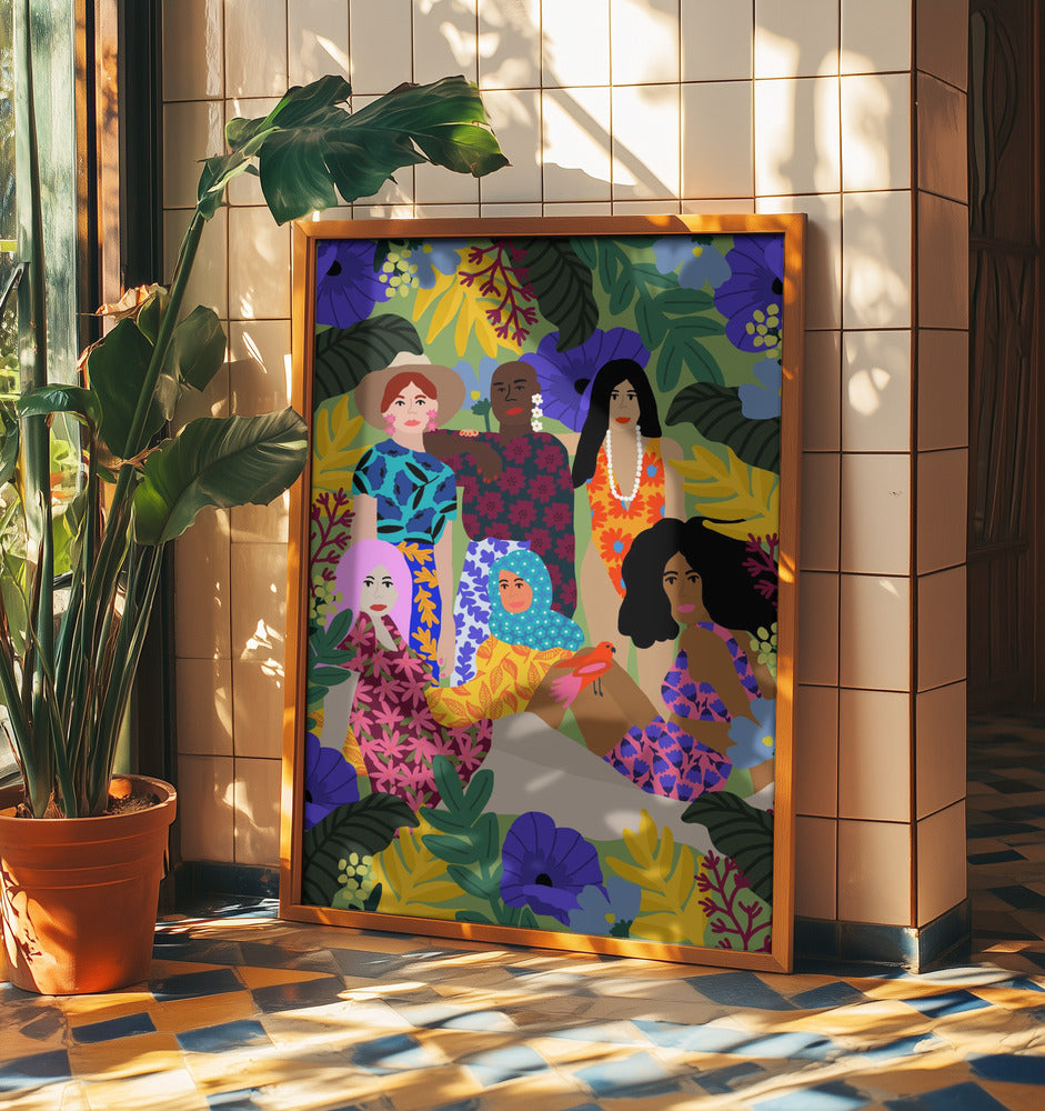 Wir unterstützen uns gegenseitig | Poster