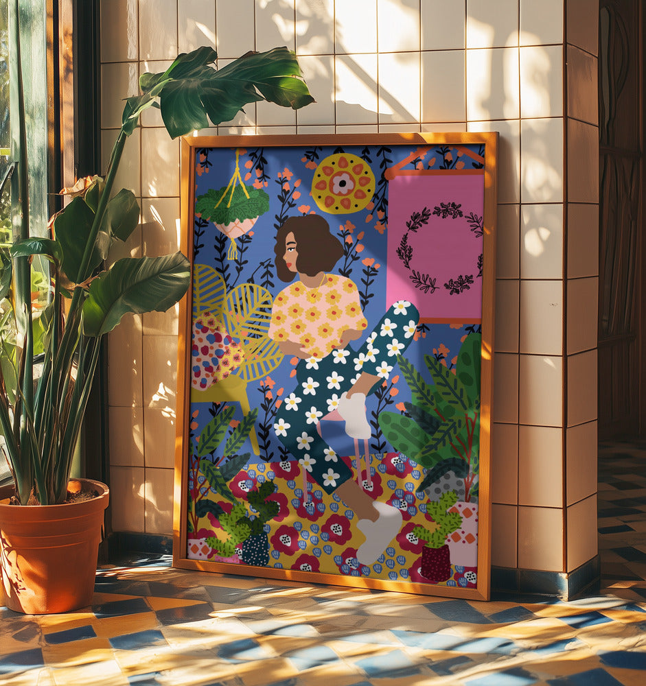 Floral Retreat Mädchen | Poster