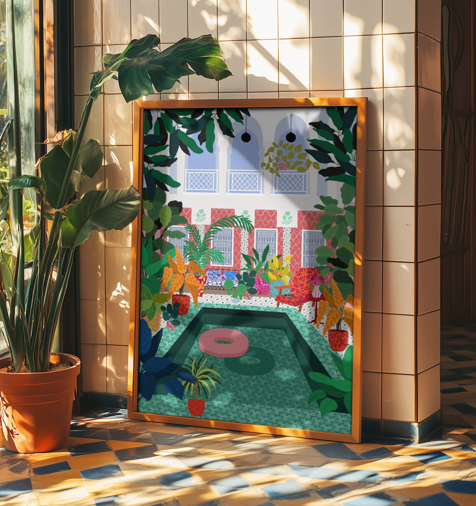Den Pool genießen | Poster
