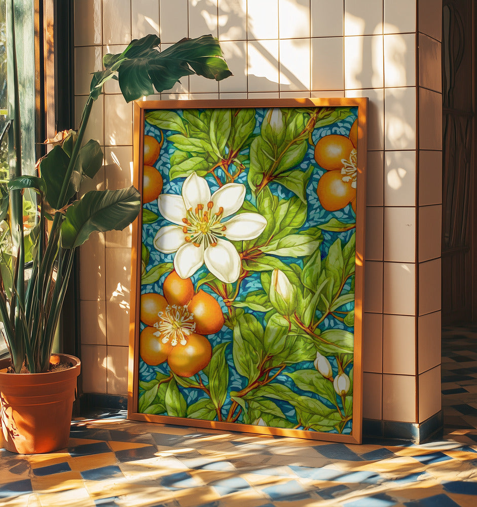 Orange Blossom Nature Plant | Poster