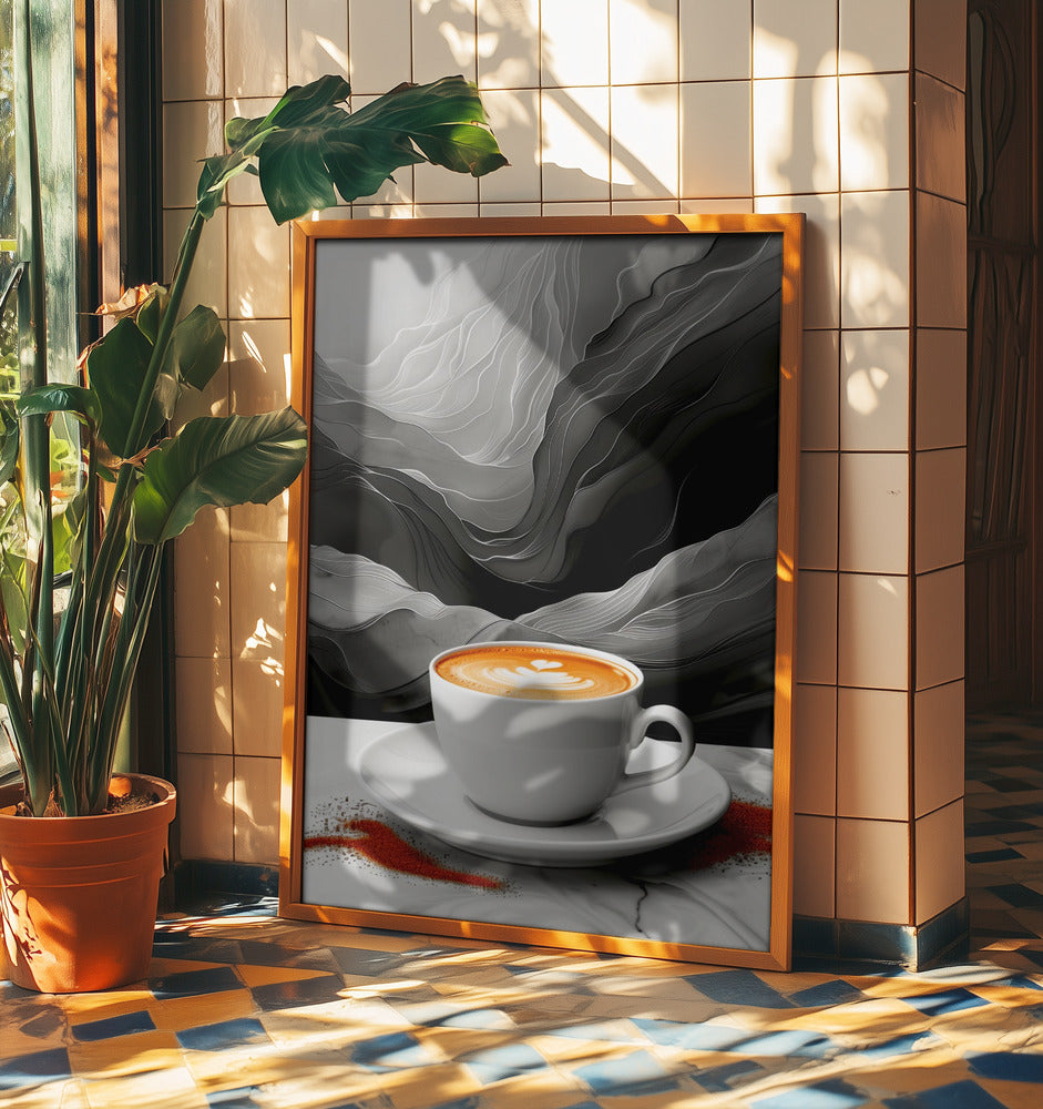 I Love Coffee Food Illustration Art (14) | Poster
