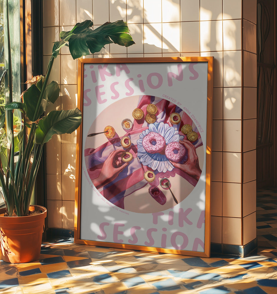 Mittwochs essen wir Pink | Poster