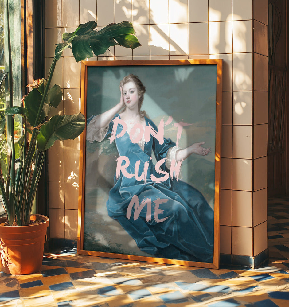 Dontrushmeteal Ratio2x3 | Poster