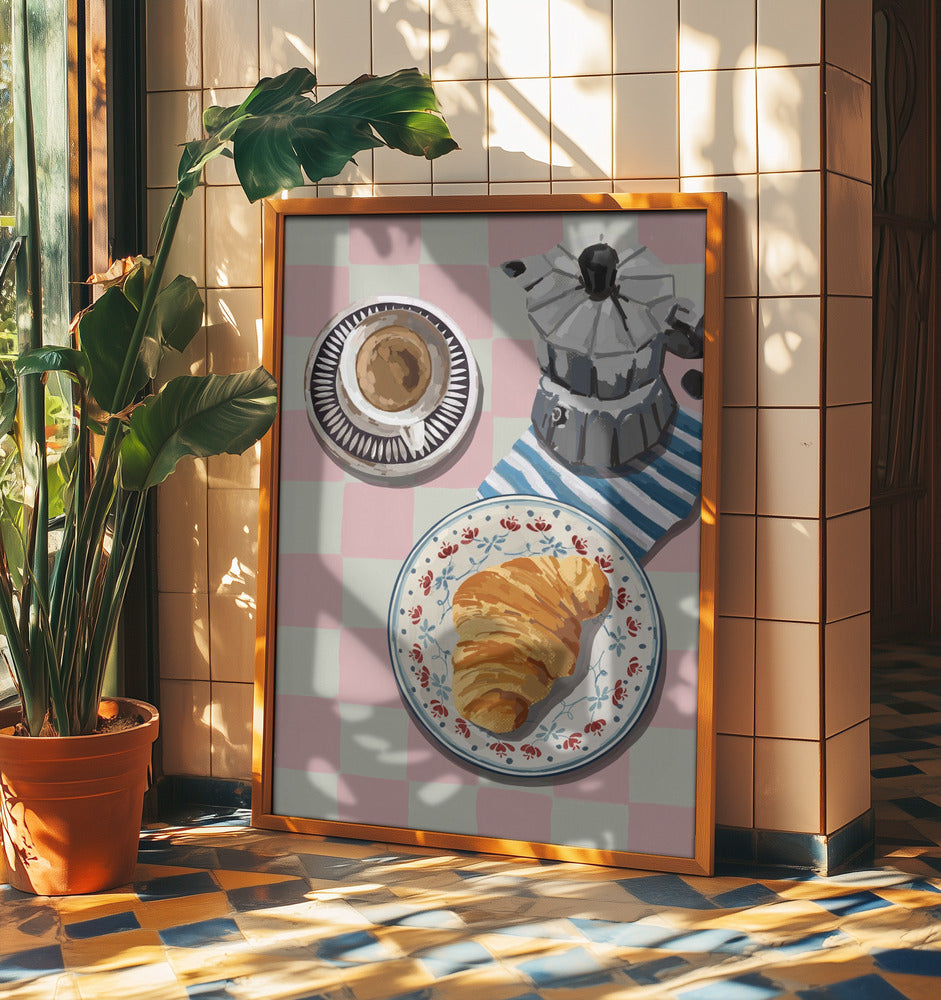 Französisches Frühstücksverhältnis 2x3 | Poster