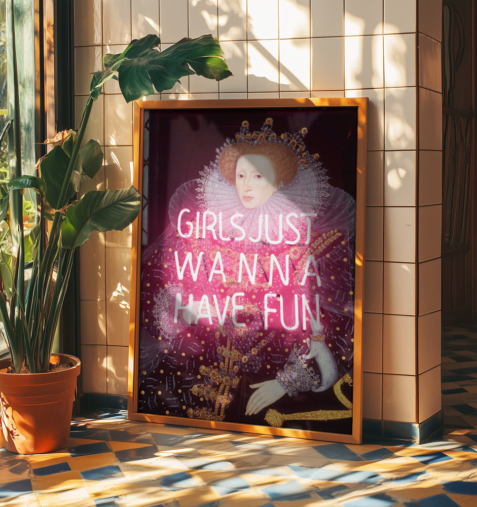Queenelizabethneon Ratioiso | Poster