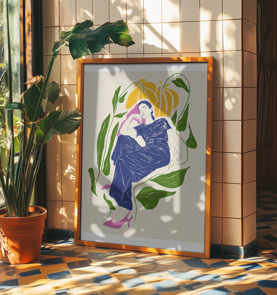 Jlr Ruhe im Garten | Poster