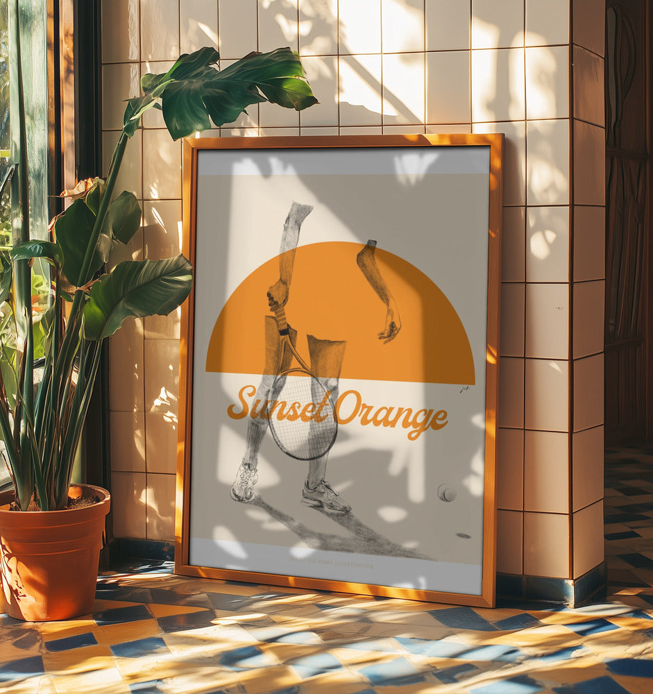 Sonnenuntergang Orange | Poster